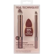 Real Techniques MAKEUPSAVER SPONGE + BRUSH CASE 3 pcs