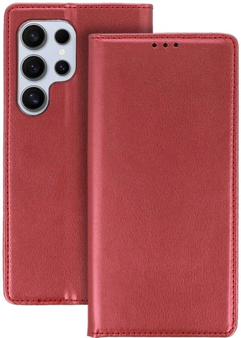 Topt Dėklas Smart Magneto skirtas Xiaomi 17 Pro burgundy