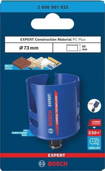 Bosch Exp. Gręžimo karūna 73mm Construction Material