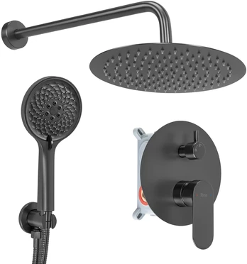 Potinkinis dušo komplektas REA Drop, Titanium, + BOX