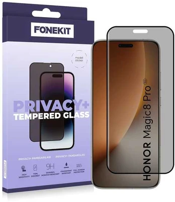 FoneKit Privacy+ Full Cover panssarilasi, Honor Magic 8 Pro