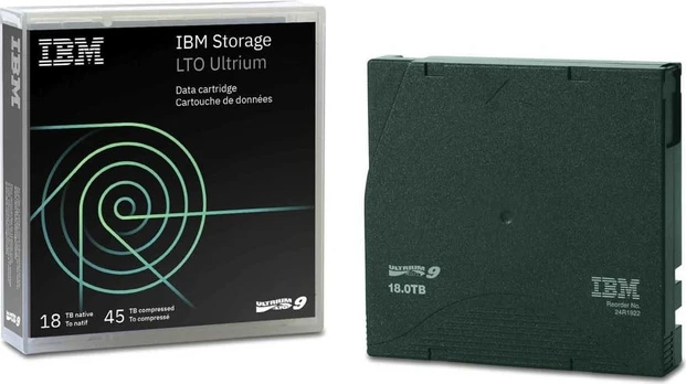IBM 02XW568 Blank data tape 18 TB LTO