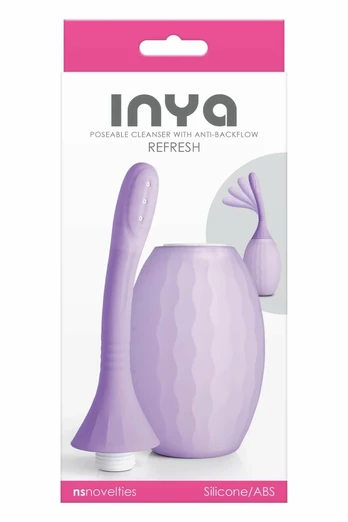 INYA Refresh Purple Intimate Hygiene Device Anti-Backflow Silicone 25.5cm