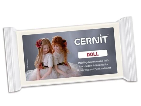 Polimerinis molis Cernit Doll 010 white, 500g