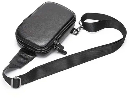 Vyriška, natūralios odos rankinė , BlackZip