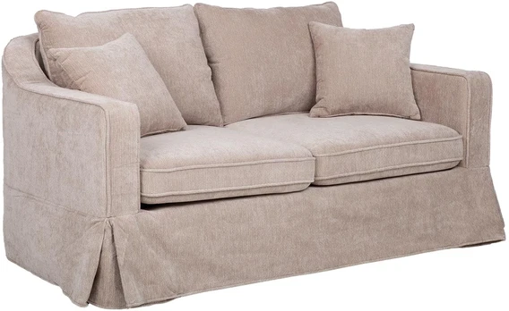Dvivietė sofa „SIENNA“, smėlio spalvos