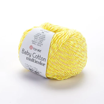 Mezgimo siūlai YarnAnrt Baby Cotton Multicolor 5204, 50 g