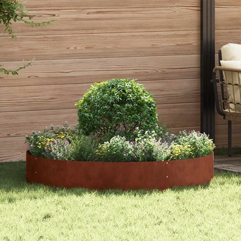 Sodo vazonas 5 pcs Ruda 120 x 120 x 20 cm