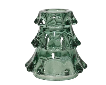 Žvakidė Decoris 373411, stiklas, 7.5 cm, žalia