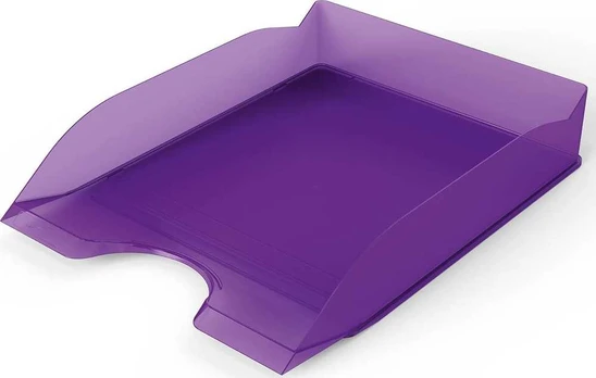 DURABLE Briefablagen Basic A4-C4 stapelbar lila transparent