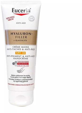 Eucerin Hyaluron-Filler + Elasticity rankų kremas SPF30, 75 ml