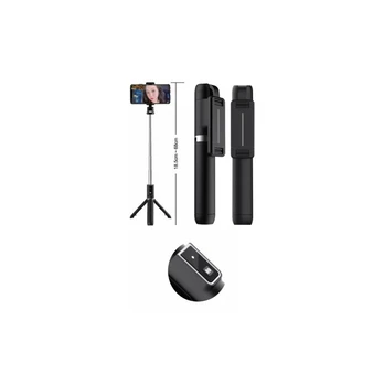 Baston 'P50' laikiklis / 'selfie' lazda juoda (valdymas per Bluetooth)