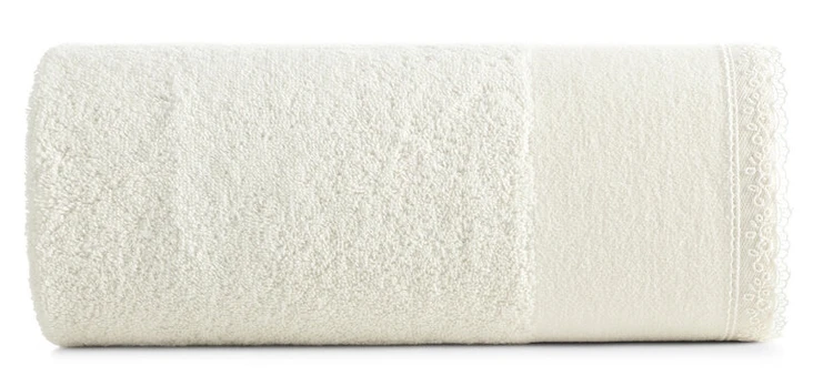Vonios rankšluostis Emi, kreminė, 140 cm x 70 cm