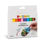 Plastilinas PRIMO, 10 spalvų kaina