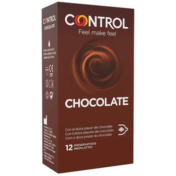 CONTROL - Šokoladiniai prezervatyvai 12 vnt.