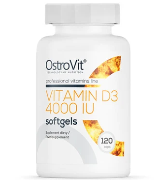 OstroVit Vitamin D3 4000 IU, 120 kap