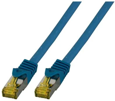 EFB RJ45 Patchkabel Cat.6A S/FTP LSZH Cat.7 Rohkabel blau