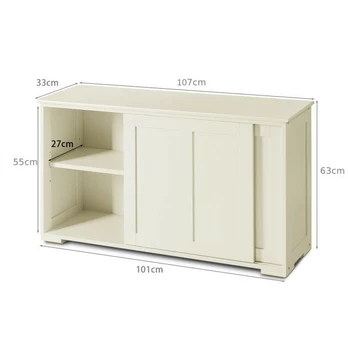 Bonideco Select Spintelė 106,5x33x60cm., smėlio spalvos