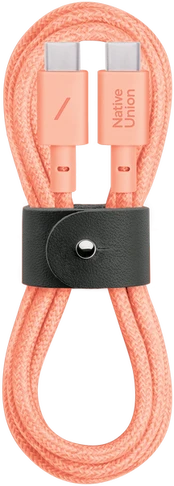 Native Union Belt kabelis (USB-C - USB-C) 1,2m, apricot