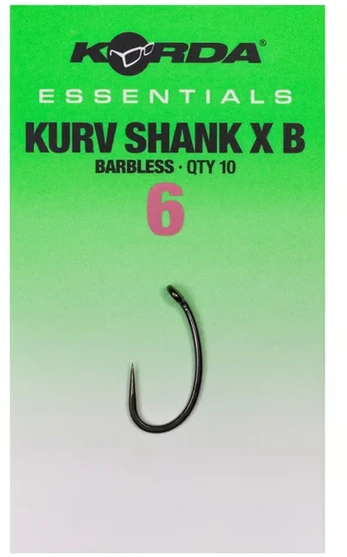 Kabliukai Korda Essentials Kurv X Barbless