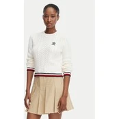 Tommy Jeans Megztinis DW0DW22933 Balta Regular Fit