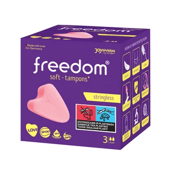 FREEDOM tamponai MINI, 3 vnt.