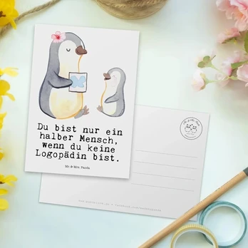 Atvirukas "logopedas Širdis" - Dovanų idėja kolegai