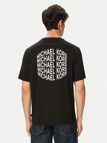 MICHAEL Michael Kors Marškinėliai CF6535WFV4 Juoda Regular Fit