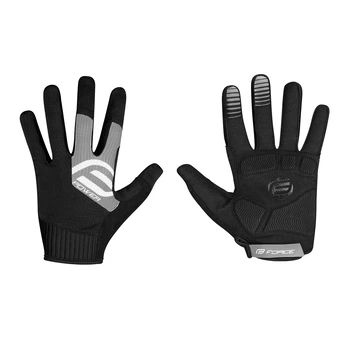 Pirštinės FORCE MTB Power, (pilka/juoda) M