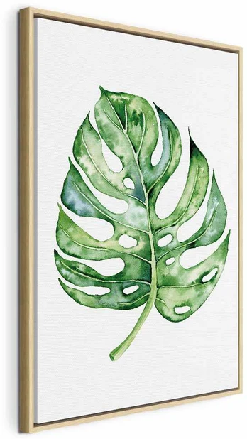 Artgeist Paveikslas - Watercolor Monstera (1 Part) Vertical