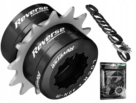 Reverse Components Single Speed Kit 13t Juodas reduktorius vietoj kasetės Slopeduro