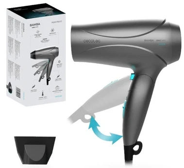 Plaukų džiovintuvas su jonami Cecotec IoniCare Power&Go Juodas