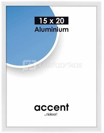 Nielsen Photo Frame 51339 Accent Glossy White 15x20 cm