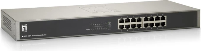 Šakotuvas Level One LevelOne 16 prievadų Gigabit jungiklis