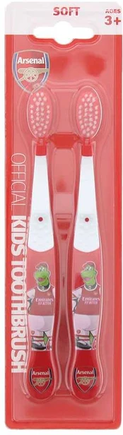 Set Duo, Epl, Arsenal, Toothbrush, Raudona, 2 pcs