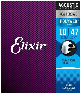Elixir Eliksyras 11000 Polyweb 80/20 Bronze 10-47