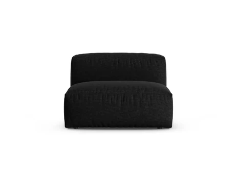 Modul Armless, "Martina", 1 Seat, 120x90x75, Black
