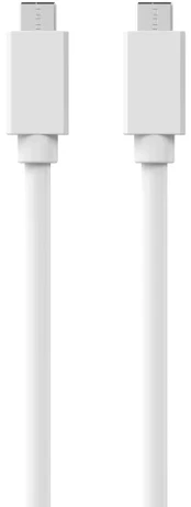 Sinox USB C į USB C kabelis. 1 m. Balta