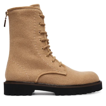 Auliniai batai Max Mara Bakerzipwk 2524796012600 Ruda