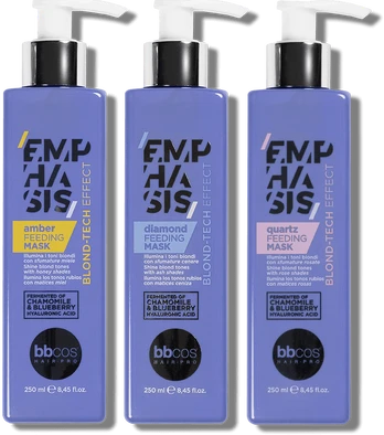 BBCOS EMPHASIS BLOND-T QUARTZ rožinė kaukė 250ml