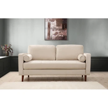 Kalune Design 3 vietų sofa Rome - rusvai gelsvas