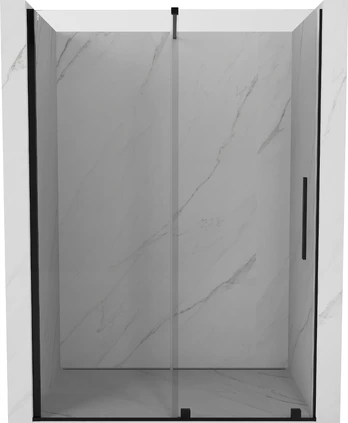 Dušo durys Mexen Velar, 130 cm x 200 cm, juoda