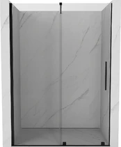 Dušo durys Mexen Velar, 130 cm x 200 cm, juoda kaina