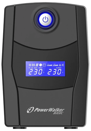 Power Walker BlueWalker PowerWalker Basic VI 1000 STL, USV - juodas