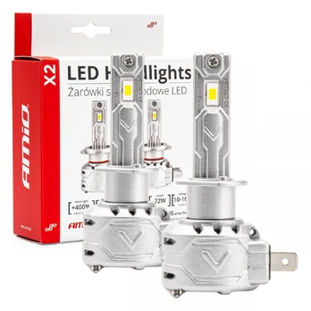 x2 serijos amio h1 led automobilių lemputės