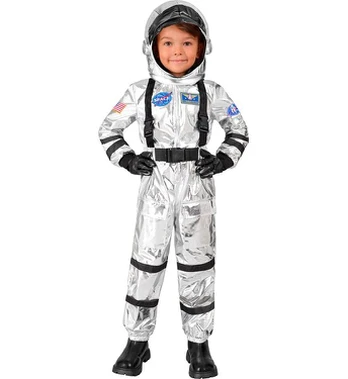 „SIDABRINIS ASTRONAUTAS“ (kombinezonas, šalmas)