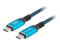 Cable | USB 4.0 | USB C plug,both sides | nickel plated | 2m | box