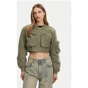 ONLY Bomber striukė Saga 15336303 Žalia Regular Fit