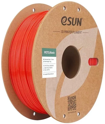 Esun PETG 1,75mm Raudonas 1kg