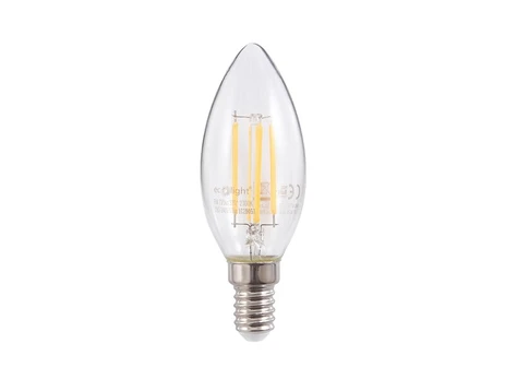 LED lemputė E14 6W Filament - Šiltai balta (2700K)